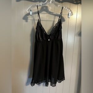 Seductivewear by Cinema black lace nighty gown